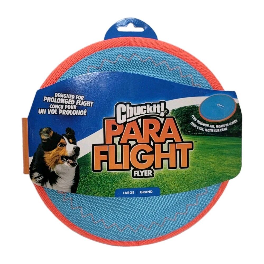 Chuckit! Para Flight Flyer – Large Durable Dog Fetch Disc – New